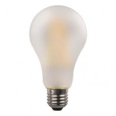 Λάμπα led κοινή (αχλάδι) 4,5W 3000K θερμό λευκό φως ματ (γαλακτούχο) γυαλί Ε27 Α60 filament edison crossed ευρείας δέσμης 360° 480lumen 220V