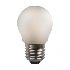 Λάμπα led σφαιρική (μπαλάκι) E27 4,5W 3000K θερμό λευκό φως ματ (γαλακτούχο) γυαλί G45 filament edison crossed 360° 480lumen 220V