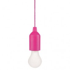 Φωτιστικό led λάμπα 1W μπαταρίας 3 x AAA 4000Κ ενδιάμεσο λευκό φως κρεμαστό φουξ ντουί με 1 μέτρο καλώδιο pull light 50lumens