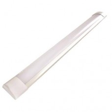 Φωτιστικό led 18W ψυχρό λευκό φως 6500Κ τύπου φθορίου με led ταινία γραμμικό 60cm x 6,1cm μη στεγανό αδιάβροχο IP20 επίτοιχο οροφής 1260lumens 