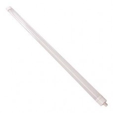 Φωτιστικό led 18W slim γραμμικό ενδιάμεσο λευκό φως 4000Κ τύπου φθορίου βιομηχανικό 60cm (64cm) x 5,8cm στεγανό αδιάβροχο IP65 επίτοιχο οροφής 1800lumens 