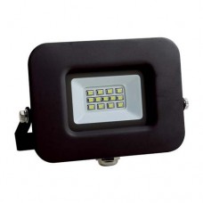 Προβολέας led 10W smd ενδιάμεσο λευκό φώς 4000Κ extra slim 12,7cm x 11,3cm τύπου tablet μαύρο σώμα αλουμινίου στεγανός αδιάβροχος IP65 950lumens