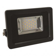 Προβολέας led smd 10W (10 watt) χαμηλής τάσεως 12V και 24V DC 4000Κ ενδιάμεσο λευκό φώς μαύρο χρώμα αλουμινίου στεγανός αδιάβροχος IP65 850lumens 