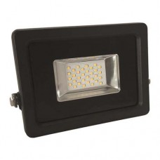 Προβολέας led smd 20W (20 watt) χαμηλής τάσεως 12V και 24V DC 4000Κ ενδιάμεσο λευκό φώς μαύρο χρώμα αλουμινίου στεγανός αδιάβροχος IP65 1700lumens 