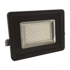 Προβολέας led smd 30W (30 watt) χαμηλής τάσεως 12V και 24V DC 4000Κ ενδιάμεσο λευκό φώς μαύρο χρώμα αλουμινίου στεγανός αδιάβροχος IP65 2550lumens 