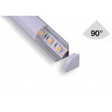 ΠΡΟΦΙΛ ΑΛΟΥΜΙΝΙΟΥ 2 ΜΕΤΡΩΝ (ΚΑΝΑΛΙ) SLIM ΓΙΑ LED ΤΑΙΝΙΕΣ ΔΙΑΣΤΑΣΗΣ 7mm ΕΠΙΤΟΙΧΟ (ΕΞΩΤΕΡΙΚΟ) ΜΟΝΟ ΓΩΝΙΑ 90°