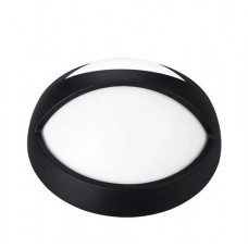 ΦΩΤΙΣΤΙΚΟ ΠΛΑΦΟΝΙΕΡΑ - ΑΠΛΙΚΑ LED 8W Φ17cm ΕΝΔΙΑΜΕΣΟ ΛΕΥΚΟ ΦΩΣ 4000Κ ΣΤΕΓΑΝΗ IP54 ΣΤΡΟΓΓΥΛΗ ΜΕ ΓΡΑΜΜΗ ΜΑΥΡΗ 120° 400lumens   