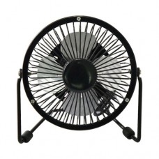 ΑΝΕΜΙΣΤΗΡΑΣ ΕΠΙΤΡΑΠΕΖΙΟΣ ΜΙΝΙ Φ10cm ΥΨΟΣ 15cm 2.5W ΜΕ USB ΜΑΥΡΟΣ ΜΕ 1 ΤΑΧΥΤΗΤΑ