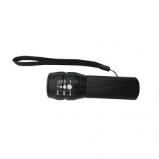 ΦΑΚΟΣ LED 3W ΑΛΟΥΜΙΝΙΟΥ ΜΕ ZOOM ΜΠΑΤΑΡΙΑΣ 3XAAA 11cm 150lumens