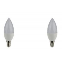 ΛΑΜΠΑ LED ΚΕΡΑΚΙ (ΚΕΡΙ) 5W 2τεμ. SMD Ε14 ΜΙΝΙΟΝ 220-240V ΨΥΧΡΟ ΛΕΥΚΟ 6500Κ