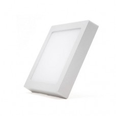 Led panel φωτιστικό 30W (30 watt) οροφής επίτοιχο εξωτερικό 6500Κ ψυχρό λευκό φως τετράγωνο λευκό στεφάνι 30x30cm (300x300mm) 2700lumen