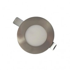 ΦΩΤΙΣΤΙΚΟ LED PANEL 6W (6WATT) ΕΝΔΙΑΜΕΣΟ ΛΕΥΚΟ ΦΩΣ 4000K ΣΠΟΤ (SPOT) ΑΛΟΥΜΙΝΙΟΥ ΧΩΝΕΥΤΟ ΨΕΥΔΟΡΟΦΗΣ 12cm ΣΤΡΟΓΓΥΛΟ ΝΙΚΕΛ ΜΑΤ (ΣΑΤΙΝΕ) ΣΤΕΦΑΝΙ 450lumens 