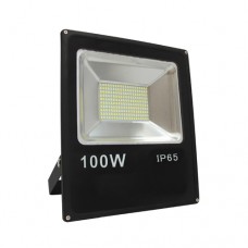 ΠΡΟΒΟΛΕΑΣ LED SMD 100W (100WATT) ΘΕΡΜΟ ΛΕΥΚΟ 3000Κ ΣΤΕΓΑΝΟΣ IP65 9000 lumens 85V-265V AC