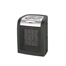 ΑΕΡΟΘΕΡΜΟ ΔΩΜΑΤΙΟΥ 1500W ΜΑΥΡΟ ΥΨΟΣ 24,5cm ΜΕ ΡΥΘΜΙΖΟΜΕΝΟ ΘΕΡΜΟΣΤΑΤΗ ΚΑΙ ΔΥΟ ΕΠΙΛΟΓΕΣ ΘΕΡΜΟΥ ΑΕΡΑ