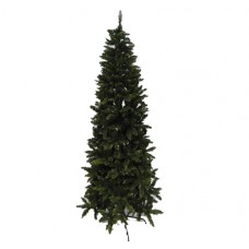 Χριστουγεννιάτικο δέντρο slim με ύψος 180cm (1.80m) χρώματος πράσινο υλικό pvc διάμετρος 80cm και 670 κλαδιά