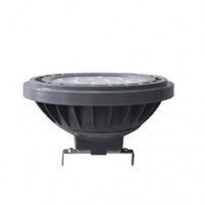 Λάμπα led ar111 g53 12v ac dc 11,5w επαγγελματική ενδιάμεσο λευκό φως 4000κ στενή δέσμη 24° 1200lumen
