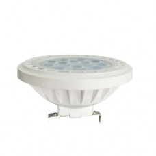 ΛΑΜΠΑ LED 12W (ΑΠΟΔΟΣΗ 80W) SMD G.53 AR111 12V AC/DC ΘΕΡΜΟ ΛΕΥΚΟ 3000Κ