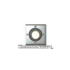 ΣΠΟΤ ΔΑΠΕΔΟΥ ΧΩΝΕΥΤΟ INOX GU10 ΣΤΕΓΑΝΟ IP67 ΜΕ ΚΥΤΙΟ ΠΛΑΣΤΙΚΟ ΚΑΙ ΒΑΣΗ ΤΕΤΡΑΓΩΝΗ ΓΙΑ ΛΑΜΠΑ LED