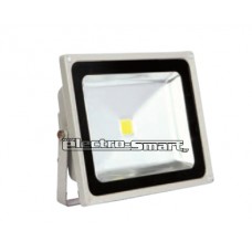 ΠΡΟΒΟΛΕΑΣ ΑΛΟΥΜΙΝΙΟΥ LED COB  ΓΚΡΙ 10W  ΣΤΕΓΑΝΟΣ ΙP65 ΨΥΧΡΟ ΛΕΥΚΟ ΦΩΣ 6500Κ