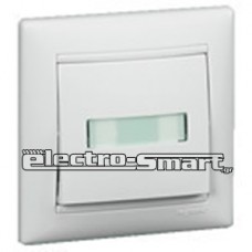 ΜΠΟΥΤΟΝ ΚΟΥΔΟΥΝΙΟΥ 12V ΜΕ ΘΕΣΗ ΕΠΙΓΡΑΦΗΣ LEGRAND VALENA ΛΕΥΚΟ (ΜΑΖΙ ΜΕ ΛΕΥΚΟ ΠΛΑΙΣΙΟ)
