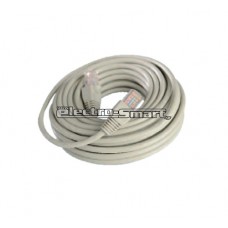 ΠΡΟΕΚΤΑΣH 1m ΚΑΛΩΔΙΟΥ ΔΙΚΤΥΟΥ (PATCH CORD) UTP CAT-5e 26AWG ΓΚΡΙ