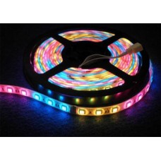 LED ΤΑΙΝΙΑ 12V DC 10W /m LED2835 120° ΜΗ ΑΔΙΑΒΡΟΧH (ΑΠΛH) IP20 ΕΥΚΑΜΠΤΗ ΑΥΤΟΚΟΛΛΗΤΗ RGB (ΕΝΑΛΛΑΓΗ ΧΡΩΜΑΤΩΝ)