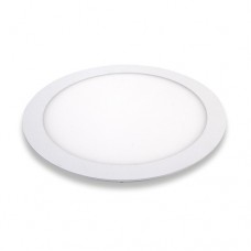 ΦΩΤΙΣΤΙΚΟ LED PANEL 20W (20WATT) ΑΝΤΙΚΑΤΑΣΤΑΣΗ PL ΧΩΝΕΥΤΟ ΣΤΡΟΓΓΥΛΟ ΛΕΥΚΟ ΣΤΕΦΑΝΙ SLIM Φ225 ΛΕΥΚΟ ΕΝΔΙΑΜΕΣΟ ΦΩΣ 4000Κ