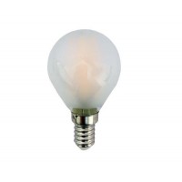 ΛΑΜΠΑ LED ΔΙΑΚΟΣΜΗΤΙΚΗ FILAMENT 4W (ΑΠΟΔΟΣΗ 40W) ΣΦΑΙΡΙΚΗ (ΜΠΑΛΑΚΙ) ΜΑΤ Ε14 3000Κ ΘΕΡΜΟ ΛΕΥΚΟ
