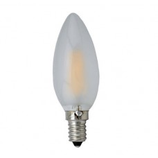 ΛΑΜΠΑ LED ΔΙΑΚΟΣΜΗΤΙΚΗ FILAMENT 4W (ΑΠΟΔΟΣΗ 40W) KΕΡΑΚΙ (ΚΕΡΙ) ΜΑΤ ΝΤΙΜΑΡΙΖΟΜΕΝΗ (DIMMABLE) Ε14 2700Κ ΘΕΡΜΟ ΛΕΥΚΟ