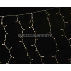 ΚΟΥΡΤΙΝΑ ΣΥΜΜΕΤΡΙΚΗ ΜΕ ΕΠΕΚΤΑΣΗ ΚΑΙ ΔΙΑΦΑΝΑ ΛΑΜΠΑΚΙΑ 240ΤΕΜ. 16 ΓΡΑΜΜΩΝ Χ 15 ΛΑΜΠΑΚΙΑ ΚΑΙ ΔΙΑΦΑΝΟ ΚΑΛΩΔΙΟ  