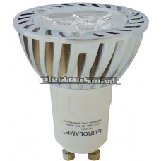 ΛΑΜΠΑ LED ΙΣΧΥΟΣ ΝΤΙΜΑΡΙΖΟΜΕΝΗ DIMMABLE) 3X1W (3W) GU10 220-240V ΨΥΧΡΟ ΛΕΥΚΟ 6500Κ