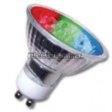 ΛΑΜΠΕΣ LED GU10 220-240V ΧΡΩΜΑΤΙΣΤΕΣ